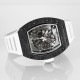 Richard Mille RM055 NTPT/RU 43mm White Rehaut on White Rubber Strap BBR V4 RMUL2 Super Clone