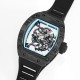 Richard Mille RM055 NTPT/RU 43mm Blue Rehaut on Black Rubber Strap BBR V4 RMUL2 Super Clone