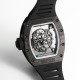 Richard Mille RM055 NTPT/RU 43mm Blue Rehaut on Black Rubber Strap BBR V4 RMUL2 Super Clone