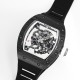 Richard Mille RM055 NTPT/RU 43mm White Rehaut on Black Rubber Strap BBR V4 RMUL2 Super Clone