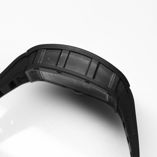 Richard Mille RM055 NTPT/RU 43mm White Rehaut on Black Rubber Strap BBR V4 RMUL2 Super Clone