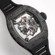 Richard Mille RM055 NTPT/RU 43mm Black Rehaut on Black Rubber Strap BBR V4 RMUL2 Super Clone