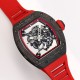Richard Mille RM055 NTPT/RU 43mm Red Rehaut on Red Rubber Strap BBR V4 RMUL2 Super Clone