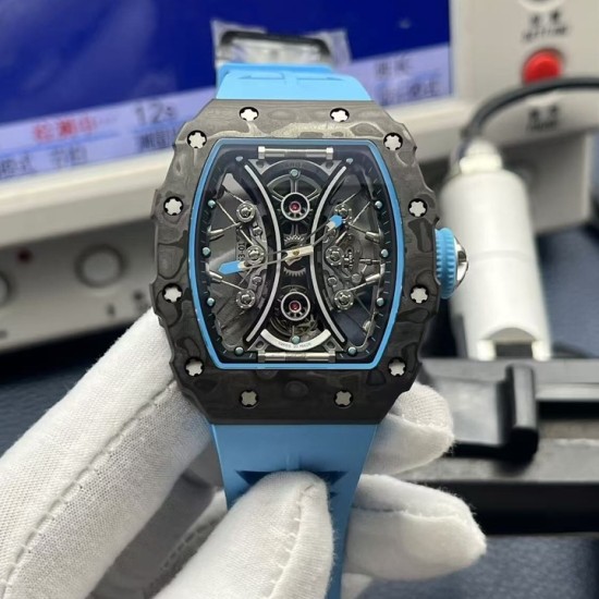 Richard Mille RM53-01 43mm Carbon/RU Skeleton Dial YSF Tourbillon