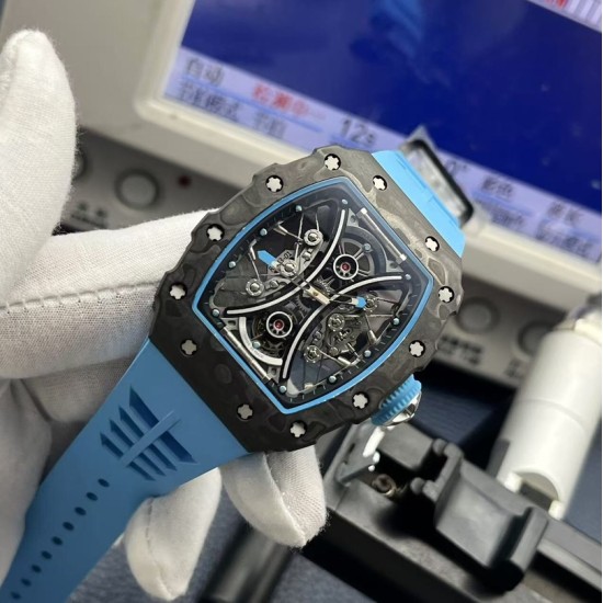 Richard Mille RM53-01 43mm Carbon/RU Skeleton Dial YSF Tourbillon