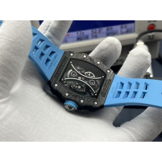 Richard Mille RM53-01 43mm Carbon/RU Skeleton Dial YSF Tourbillon
