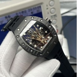 Richard Mille 43mm RM66 devil’s horn Carbon/TI/RU Skeleton Dial YSF Tourb