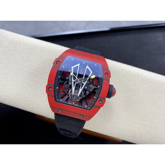 Richard Mille-RM27-03 Limited Edition Rafael Nadal 43mm Red FC/NY Blk/Blk BBR Tourbillon
