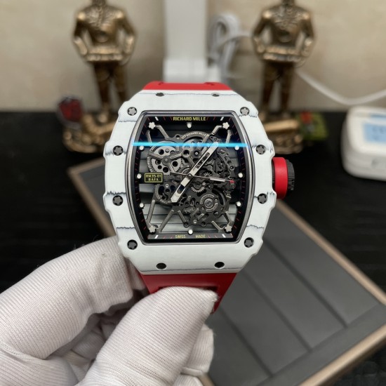 Richard Mille - RM035-01 Rafael Nadal 43mm White NTPT/RU Blk/Blk BBR  RMUL3