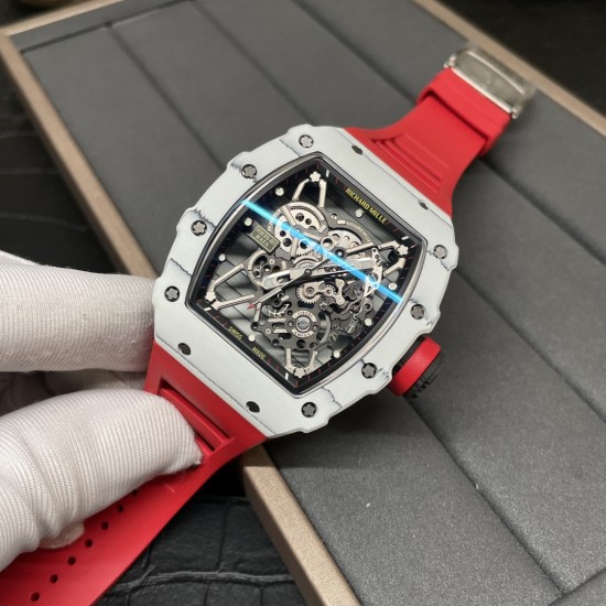 Richard Mille - RM035-01 Rafael Nadal 43mm White NTPT/RU Blk/Blk BBR  RMUL3