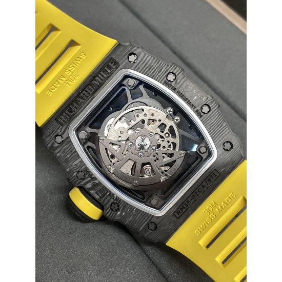 Richard Mille - RM035-02 Rafael Nadal 43mm FC/VRU Yell Blk/Yellow BBR RMAL1