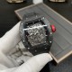 Richard Mille RM055 NTPT/RU 43mm Black Rehaut on Black Rubber Strap BBR V4 RMUL2 Super Clone