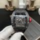 Richard Mille RM055 NTPT/RU 43mm Black Rehaut on Black Rubber Strap BBR V4 RMUL2 Super Clone