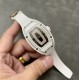 Richard Mille-RM07-01 Ladies 31.5mm Black Diamonds Dial on White Rubber Strap BBA CRMA2