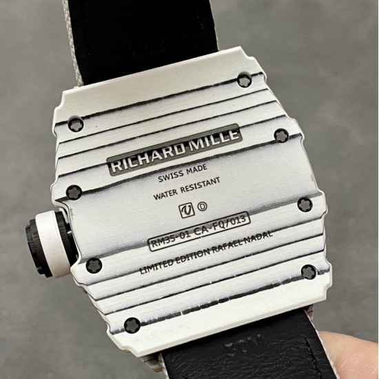 Richard Mille - RM035-01 Rafael Nadal 43mm White FC/NY Blk/Blk BBR RMUL3