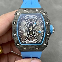Richard Mille-RM53-01 43mm Carbon/RU Skeleton Dial JBF Tourbillon