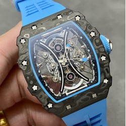 Richard Mille-RM53-01 43mm Carbon/RU Skeleton Dial JBF Tourbillon