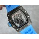 Richard Mille-RM53-01 43mm Carbon/RU Skeleton Dial JBF Tourbillon