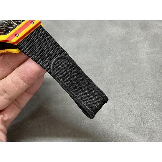 Richard Mille - RM027-03 Rafael Nadal Carbon Case On Black Nylon Strap Real Tourbillon RMF