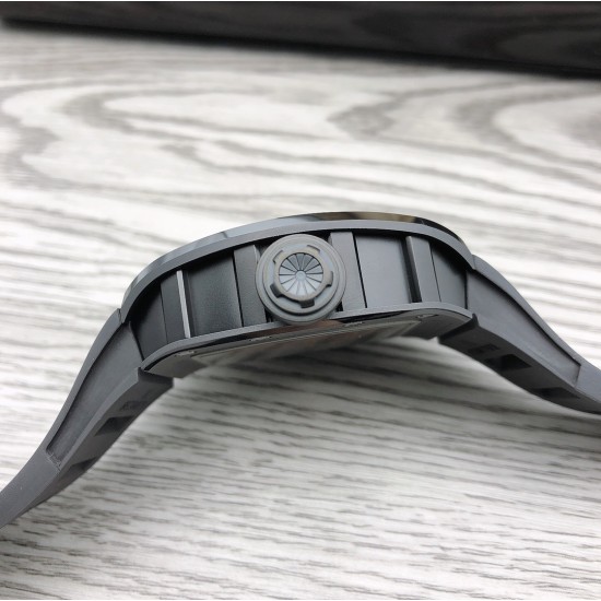 Richard Mille - RM052-01 43mm Black Bezel Rose Gold Skeleton PVD/RU JBF Tourbillon