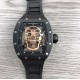 Richard Mille - RM052-01 43mm Black Bezel Rose Gold Skeleton PVD/RU JBF Tourbillon