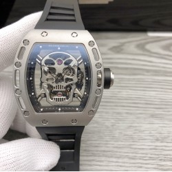 Richard Mille - RM052-01 44mm Titanium Bezel Titanium Skeleton Rubber Strap JBF Tourbillon