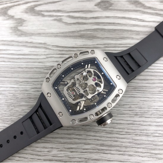 Richard Mille - RM052-01 44mm Titanium Bezel Titanium Skeleton Rubber Strap JBF Tourbillon