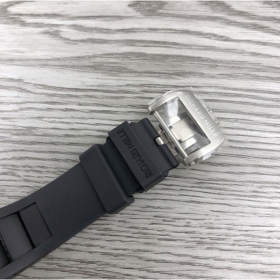 Richard Mille - RM052-01 44mm Titanium Bezel Titanium Skeleton Rubber Strap JBF Tourbillon