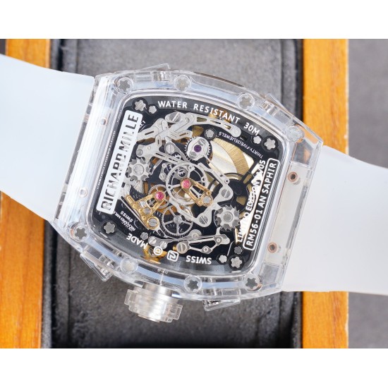 Richard Mille - RM56-01 42mm Transparent Tourbillon SAP/RU Japanese