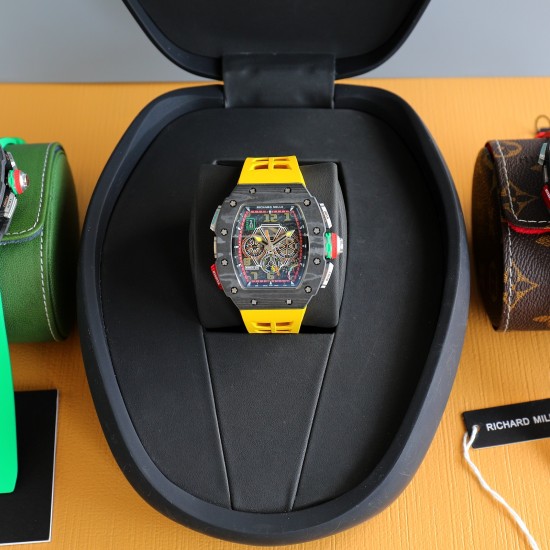 Richard Mille - RM65-01 41mm NTPT Carbon Automatic Split-Seconds Chronograph Automatic