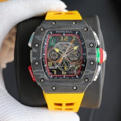 Richard Mille - RM65-01 41mm NTPT Carbon Automatic Split-Seconds Chronograph Automatic
