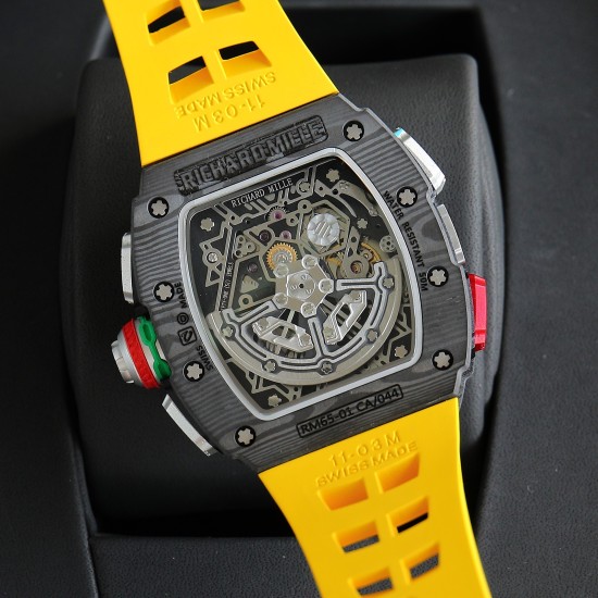 Richard Mille - RM65-01 41mm NTPT Carbon Automatic Split-Seconds Chronograph Automatic
