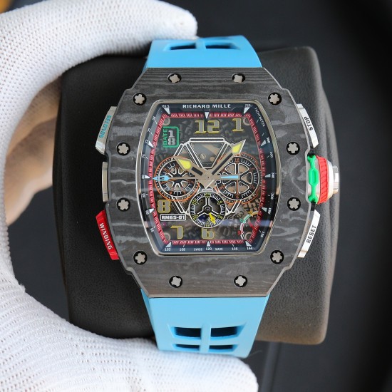 Richard Mille - RM65-01 41mm NTPT Carbon Automatic Split-Seconds Chronograph Automatic