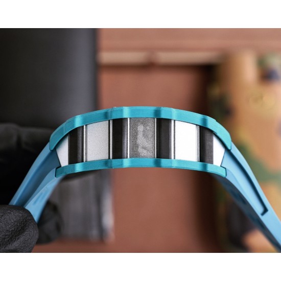 Richard Mille - RM21-02 40mm Carbon Case On Red Rubber Strap V2 Tourbillon