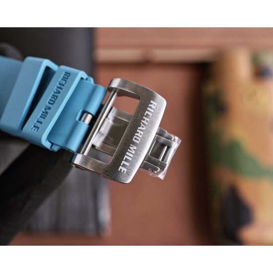 Richard Mille - RM21-02 40mm Carbon Case On Red Rubber Strap V2 Tourbillon