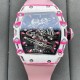 Richard Mille - RM38-02 43.7mm Bubba Watson Carbon With Pink Rubber Strap Tourbillon 