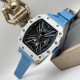 Richar Mille - RM12-01 42mm Real Tourbillon RMF Best Edition Skeleton Dial on Blue Rubber Strap