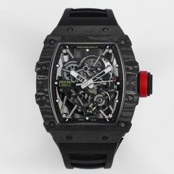Richard Mille - RM35-02 RAFAEL NADAL 44.5mm Skeleton NTPT Dial on Black Strap BBR RMAL1 Super Clone