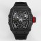 Richard Mille - RM35-02 RAFAEL NADAL 44.5mm Skeleton NTPT Dial on Black Strap BBR RMAL1 Super Clone