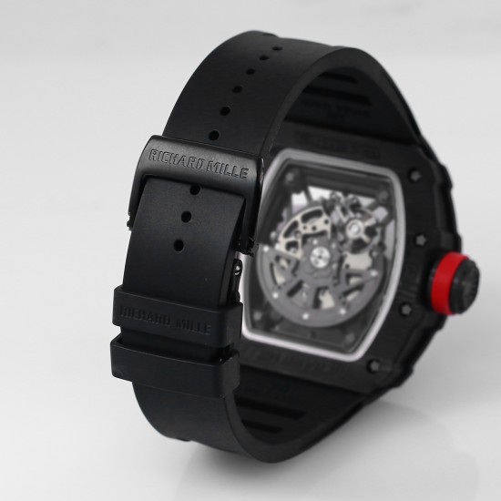 Richard Mille - RM35-02 RAFAEL NADAL 44.5mm Skeleton NTPT Dial on Black Strap BBR RMAL1 Super Clone