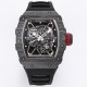 Richard Mille - RM35-01 44.5mm Skeleton NTPT Dial Black White Strap BBR RMUL3 Super Clone