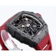 Richard Mille - RM35-01 44.5mm Skeleton NTPT Dial on Red Strap BBR RMUL3 Super Clone