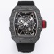 Richard Mille - RM35-01 44.5mm Skeleton NTPT Dial on Black Nylon Strap BBR RMUL3 Super Clone