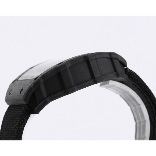 Richard Mille - RM35-01 44.5mm Skeleton NTPT Dial on Black Nylon Strap BBR RMUL3 Super Clone