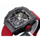 Richard Mille - RM35-01 44.5mm Skeleton NTPT Dial on Red Nylon Strap BBR RMUL3 Super Clone