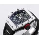 Richard Mille- RM35-01 Americas White NTPT/RU Skeleton Dial on Black Strap BBR RMUL3 Super Clone