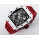 Richard Mille- RM35-01 Americas White NTPT/RU Skeleton Dial on Red Strap BBR RMUL3 Super Clone