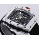 Richard Mille- RM35-01 Americas White NTPT/RU Skeleton Dial on Black Nylon Strap BBR RMUL3 Super Clone