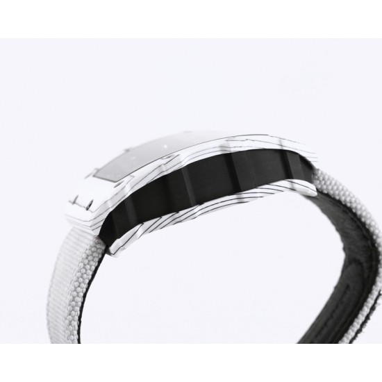 Richard Mille- RM35-01 Americas White NTPT/RU Skeleton Dial On White Nylon Strap BBR RMUL3 Super Clone