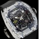 Richard Mille - RM35-01 Transparent Skeleton Dial With Black Rubber Strap Sonic RMUL2 Super Clone